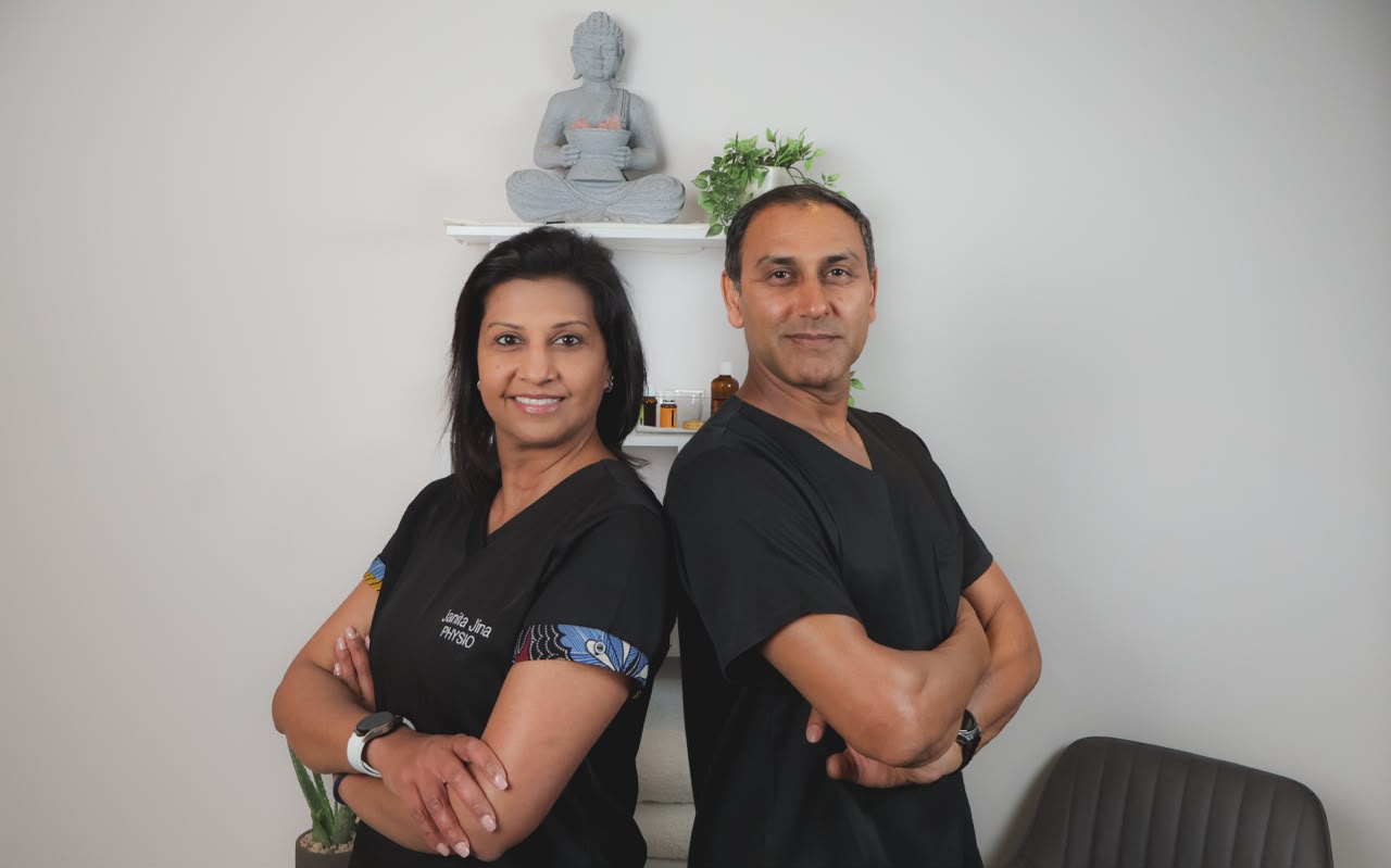 Janita Jina and Sanjay Ramjee, physiotherapists at Rapid Regen